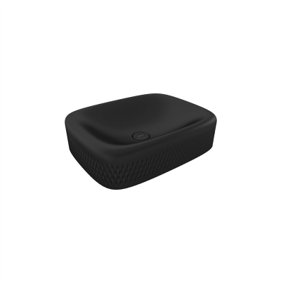 Bocchi New Age Tezgah Üstü Lavabo 55 cm Mat Siyah - 2