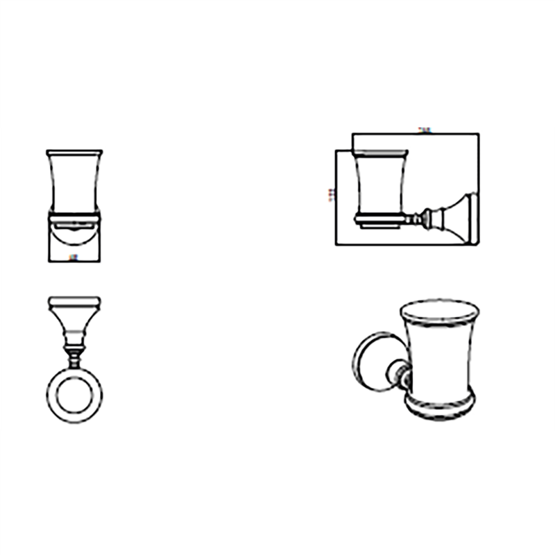 Bocchi Nuova Altın Diş Fırçalık - Bocchi (1)