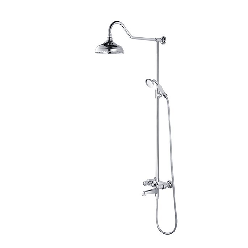 Bocchi Orient Banyo Bataryası Duş Kolonu ve El Duş Seti Krom - Bocchi (1)