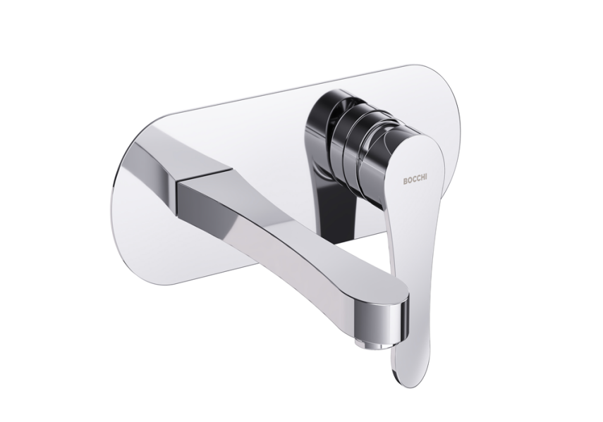 Bocchi Pera Ankastre Lavabo Bataryası Krom - Bocchi