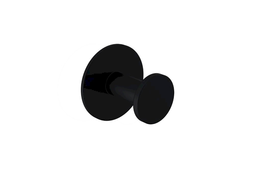 Bocchi Pıave Bornoz Askılık Mat Siyah - Bocchi