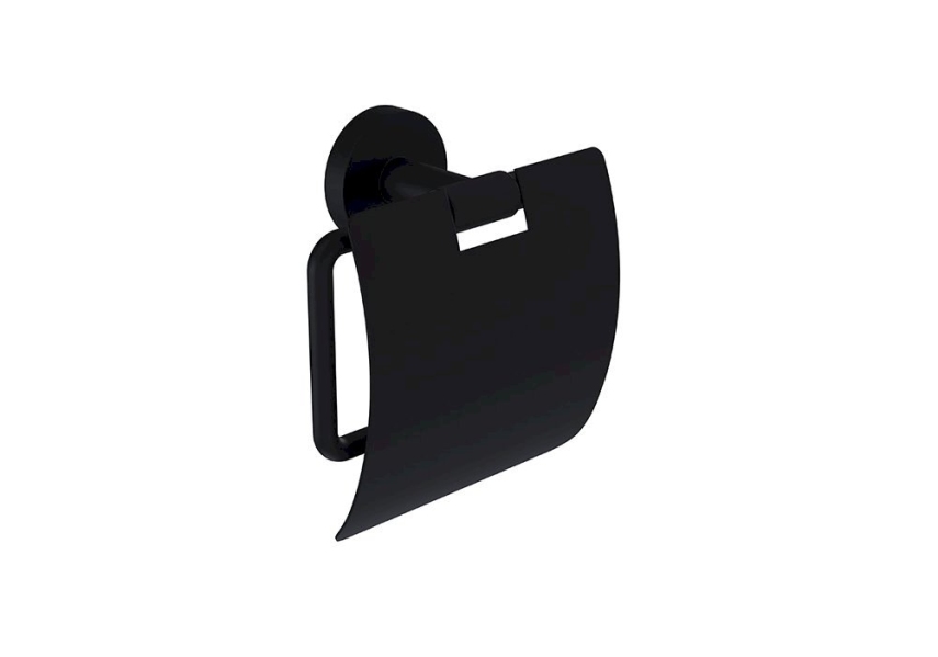 Bocchi Pıave Tuvalet Kağıtlık Mat Siyah - Bocchi