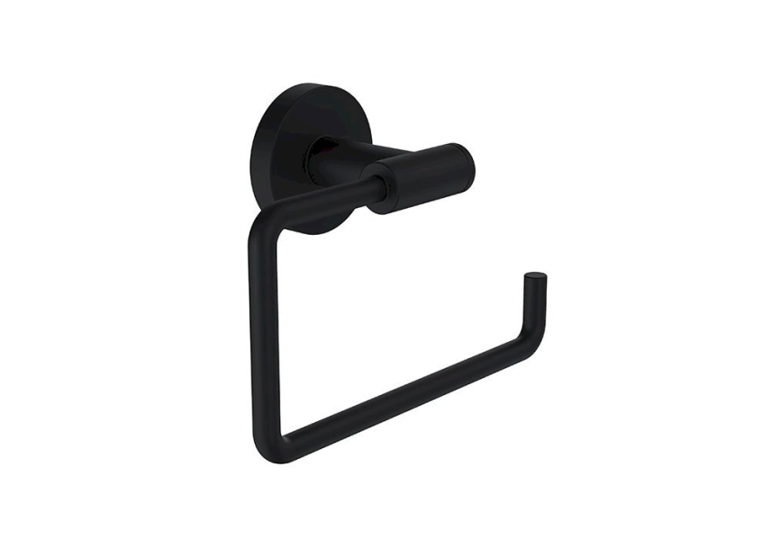 Bocchi Pıave Tuvalet Kağıtlık Yarı Açık Mat Siyah - Bocchi