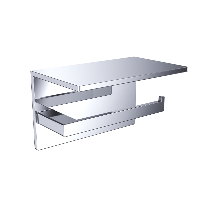 Bocchi Pısa Tuvalet Kağıtlık Etajerli Krom - Bocchi