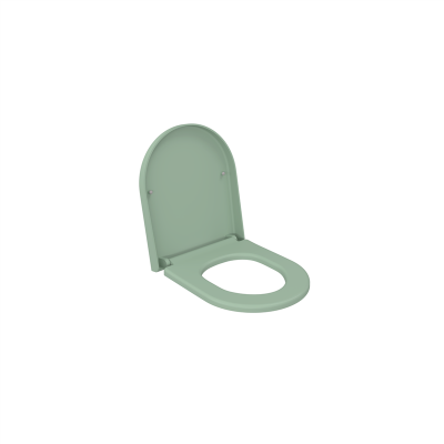 Bocchi Pure S Kısa Klozet Kapağı Mat Mint Yeşil - 2