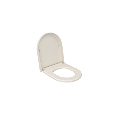 Bocchi Pure S Kısa Klozet Kapağı Parlak Bisküvi - 1