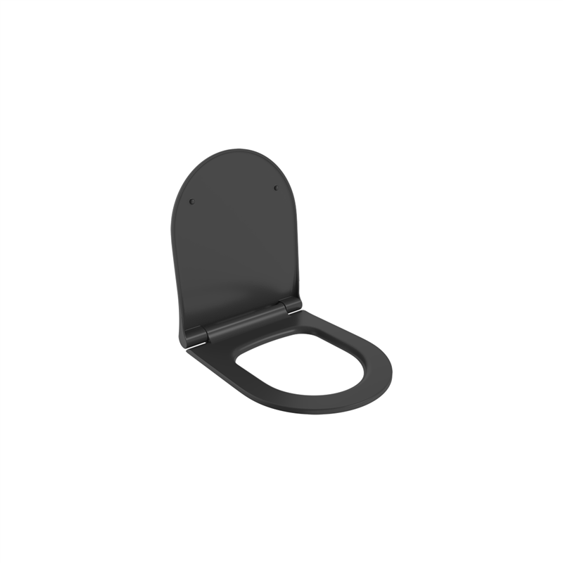 Bocchi Pure Slim Soft Klozet Kapağı Mat Siyah - Bocchi (1)