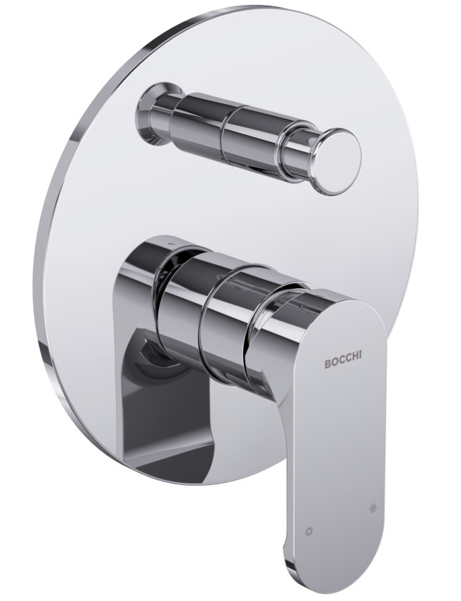Bocchi Riva Ankastre Banyo Bataryası Krom - Bocchi
