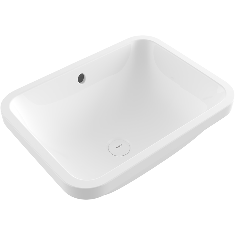 Bocchi Scala 55 cm Tezgah Altı Lavabo Parlak Beyaz - Bocchi