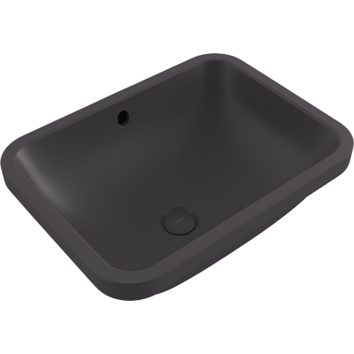 Bocchi Scala 55 cm Tezgahaltı Lavabo Mat Antrasit - 2