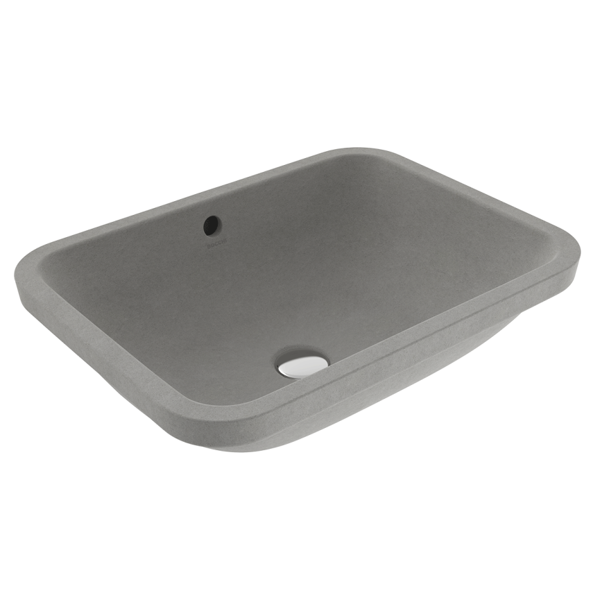 Bocchi Scala 55 cm Tezgahaltı Lavabo Mat Beton - Bocchi