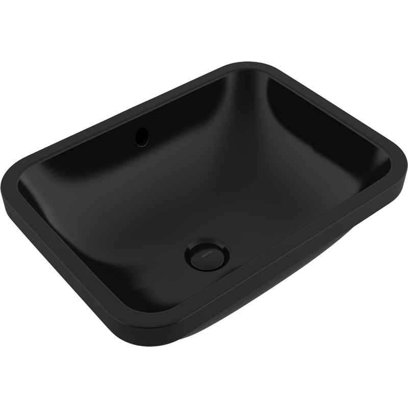 Bocchi Scala 55 cm Tezgahaltı Lavabo Parlak Siyah - Bocchi (1)