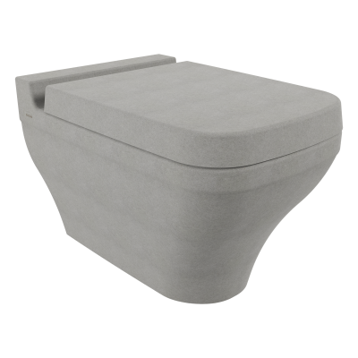 Bocchi Scala Asma Klozet Mat Beton (Klozet Kapağı Hariçtir) - 1