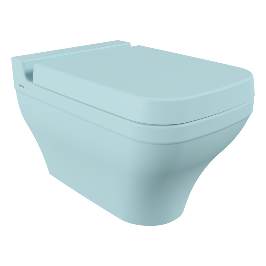 Bocchi Scala Asma Klozet Mat Buz Mavisi (Klozet Kapağı Hariçtir) - Bocchi
