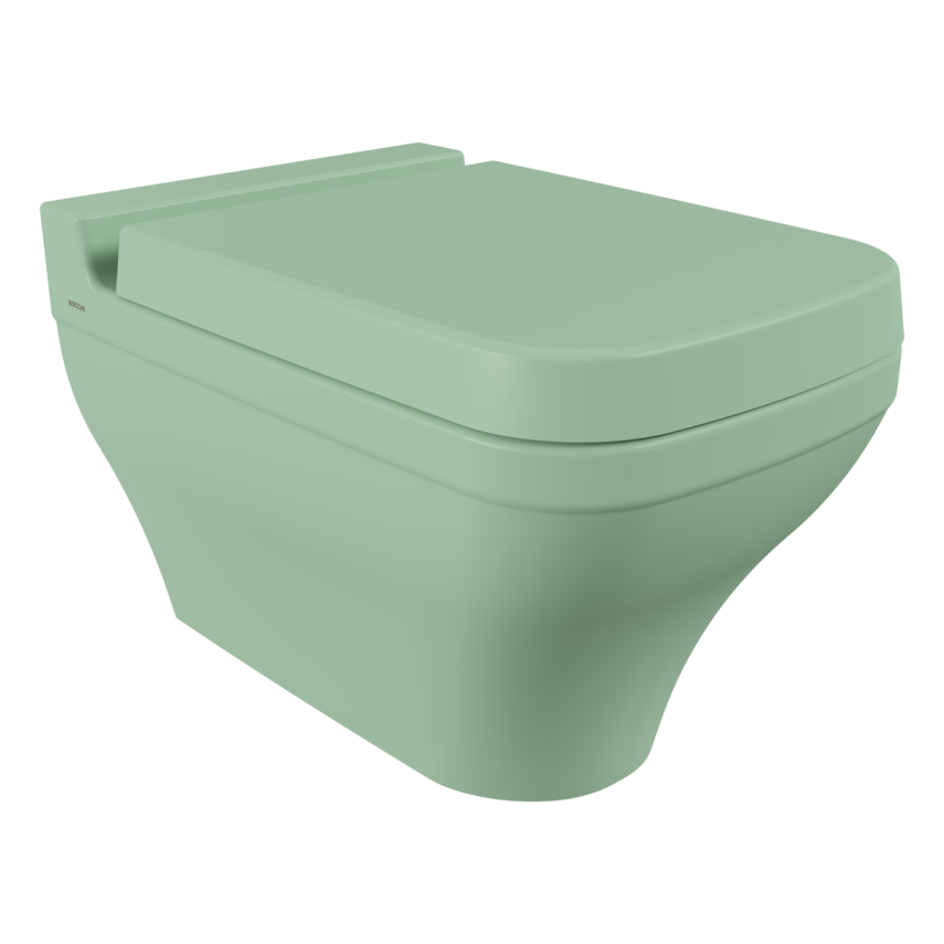 Bocchi Scala Asma Klozet Mat Mint Yeşil (Klozet Kapağı Hariçtir) - Bocchi