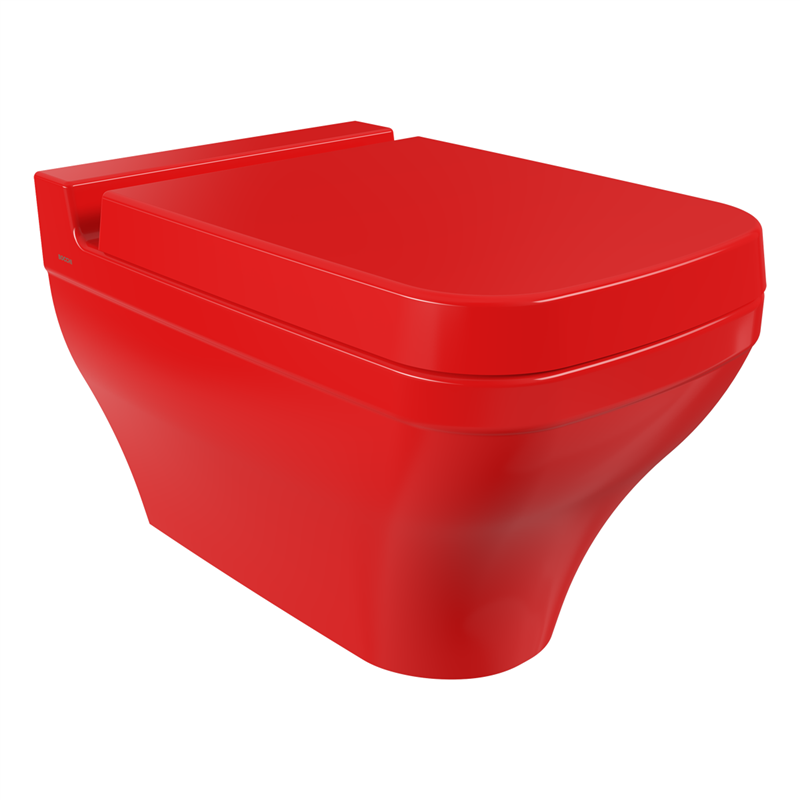 Bocchi Scala Asma Klozet Parlak Kırmızı (Klozet Kapağı Hariçtir) - Bocchi (1)