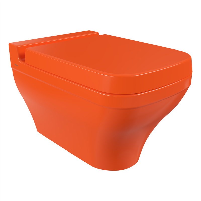Bocchi Scala Asma Klozet Parlak Turuncu (Klozet Kapağı Hariçtir) - Bocchi (1)
