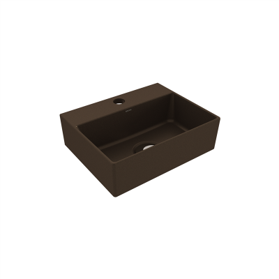 Bocchi Slim Line Dikdörtgen Lavabo 30x24 cm Mat Bronz - 2