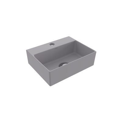 Bocchi Slim Lİne Dikdörtgen Lavabo 30x24 cm Mat Gri - 3