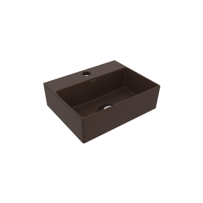 Bocchi Slim Lİne Dikdörtgen Lavabo 30x24 cm Mat Kahve - 1