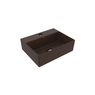 Bocchi Slim Lİne Dikdörtgen Lavabo 30x24 cm Mat Kahve - 3