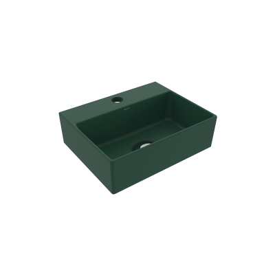 Bocchi Slim Lİne Dikdörtgen Lavabo 30x24 cm Mat Yeşil - 1