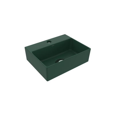 Bocchi Slim Lİne Dikdörtgen Lavabo 30x24 cm Mat Yeşil - 3