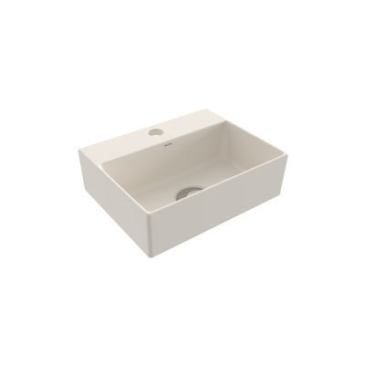 Bocchi Slim Lİne Dikdörtgen Lavabo 30x24 cm Parlak Bisküvi - 3