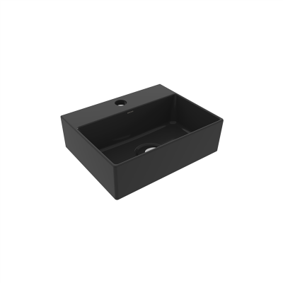 Bocchi Slim Line Dikdörtgen Lavabo 30x24 cm Parlak Siyah - 3