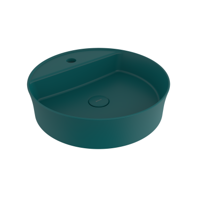 Bocchi Slim Line Oval 60x45 cm Mat Petrol Mavisi - 1