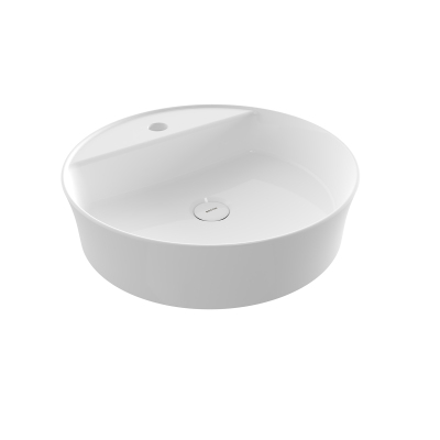Bocchi Slim Line Oval 60x45 cm Parlak Beyaz - 1
