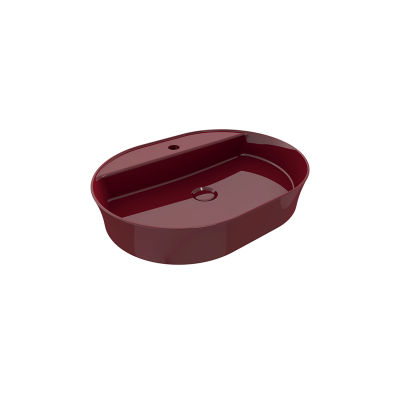 Bocchi Slim Line Oval 60x45 cm P.Burgonya Bordosu - 2