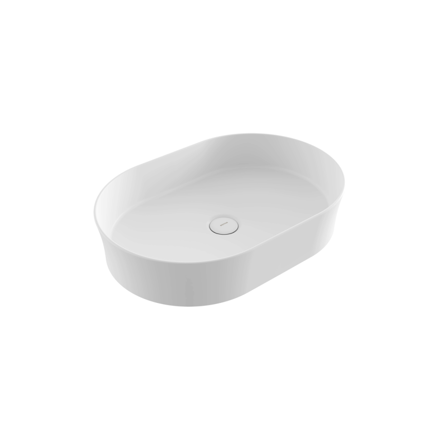 Bocchi Slim Line Oval Lavabo 55x38 cm Mat Beyaz - Bocchi