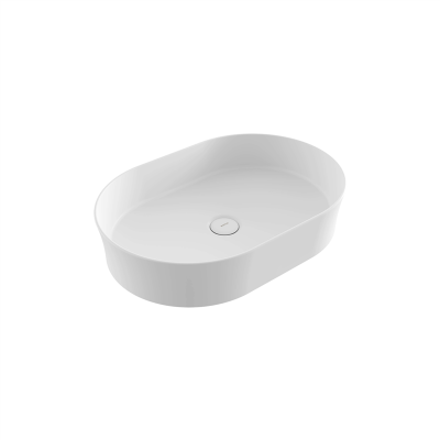 Bocchi Slim Line Oval Lavabo 55x38 cm Mat Beyaz - 3