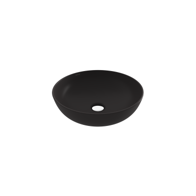 Bocchi Slim Line Yuvarlak Lavabo 38 cm Mat Antrasit - 1