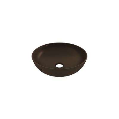 Bocchi Slim Line Yuvarlak Lavabo 38 cm Mat Bronz - 2