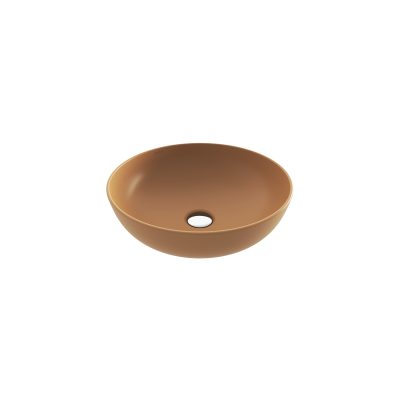 Bocchi Slim Line Yuvarlak Lavabo 38 cm Mat Kaşmir - 1