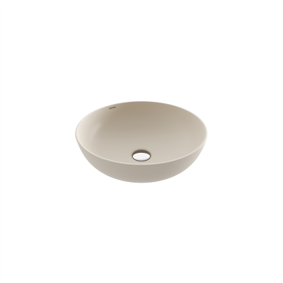 Bocchi Slim Line Yuvarlak Lavabo 38 cm Mat Yasemin - 3