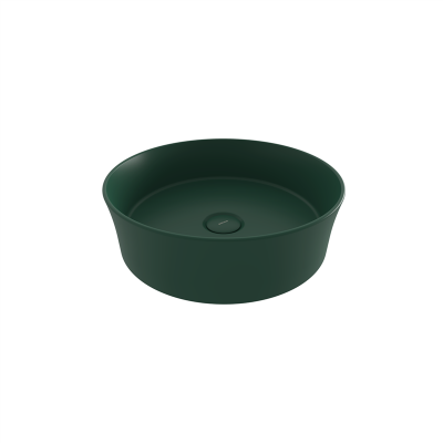 Bocchi Slim Line Yuvarlak lavabo 38 cm Mat Yeşil - 3