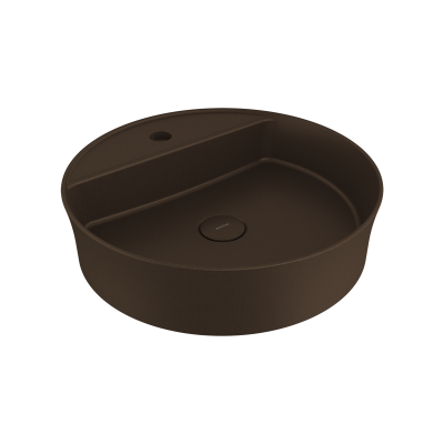 Bocchi Slim Line Yuvarlak Lavabo Mat Beton - 1