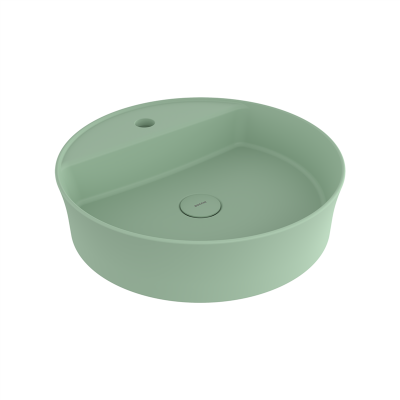 Bocchi Slim Line Yuvarlak Lavabo Mat Mint Yeşil - 2