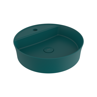 Bocchi Slim Line Yuvarlak Lavabo Mat Petrol Mavisi - 2