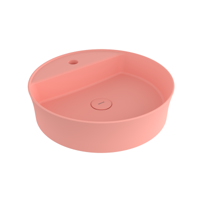 Bocchi Slim Line Yuvarlak Lavabo Mat Somon - 2