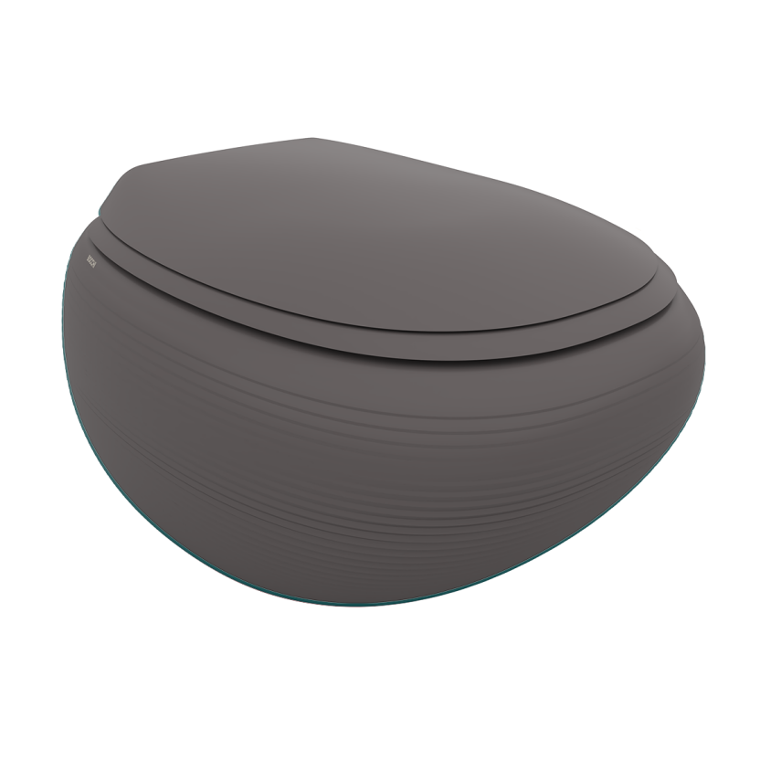 Bocchi Strata Asma Rimless Klozet Mat Antrasit (Klozet Kapağı Hariçtir) - Bocchi