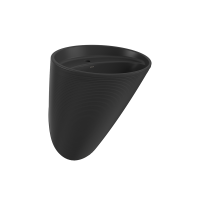 Bocchi Strata Monoblok Lavabo Mat Siyah - 3