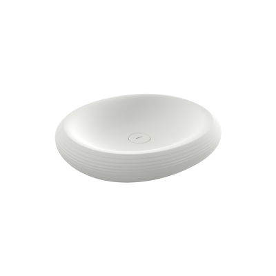 Bocchi Strata Tezgah Üstü Lavabo 49 cm Mat Beyaz - 3