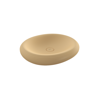 Bocchi Strata Tezgah Üstü Lavabo 49 cm Mat Kaşmir - 3