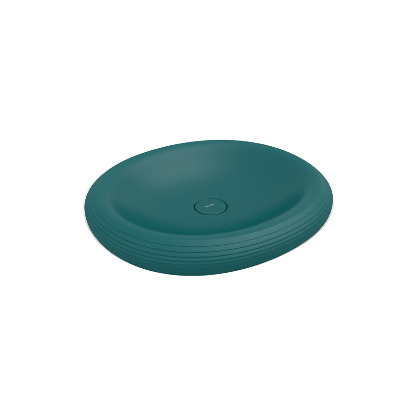 Bocchi Strata Tezgah Üstü Lavabo 49 cm Mat Petrol Mavisi - Bocchi
