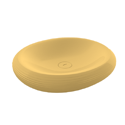 Bocchi Strata Tezgah Üstü Lavabo 49 cm P. Mandalina Sarısı - 2