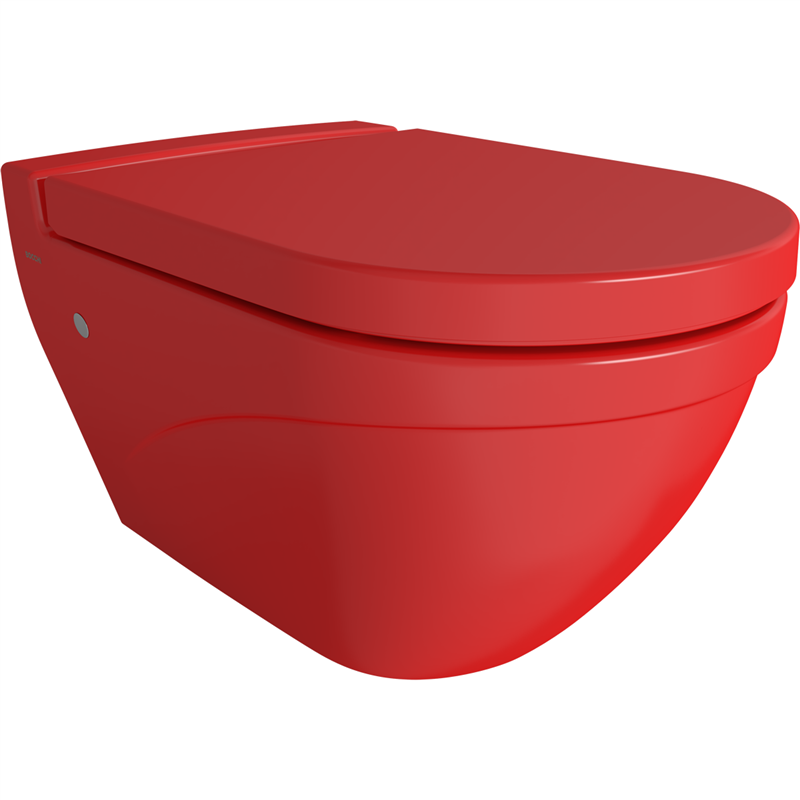 Bocchi Taormina Arch Asma Klozet Parlak Kırmızı (Klozet Kapağı Hariçtir) - Bocchi (1)